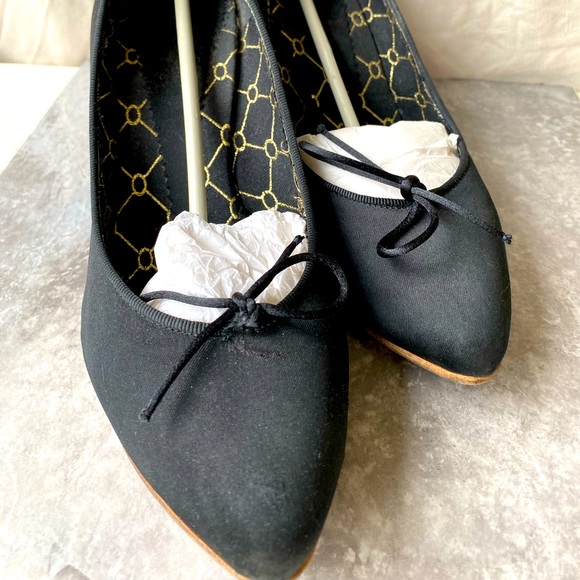 Zara || black satin shoes. Size EU 40, US 9 - Picture 3 of 5